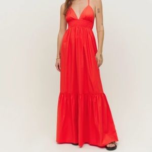 Reformation - the Grotto dress in paprika XS reformation